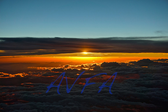 BLUE OVER GOLD SUNSET