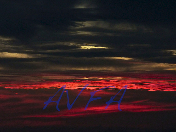 RED AND BLACK SKY