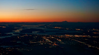 SEATTLE SUNSET LOOKING NORTH