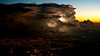 THUNDER STORM OVER OKLAHOMA CITY