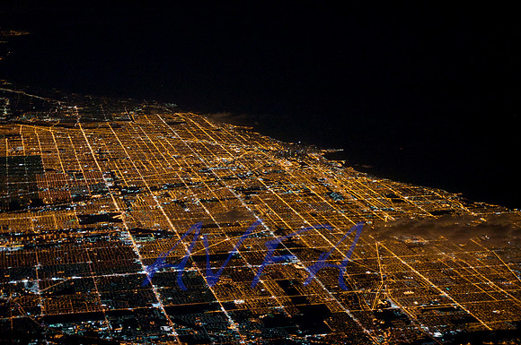 CHICAGO AT NIGHT